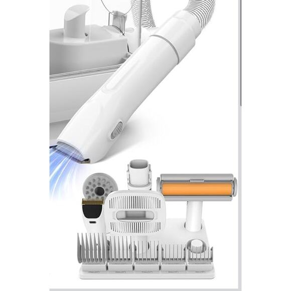 Pet Grooming Vacuum Kit, 3L | 5 Tools & Combs | Quiet Hair Remover System SEALED - Picture 3 of 10